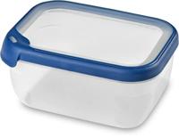 Curver grand chef vershoudbak rechthoek 1.8l transparant/donkerblauw - thumbnail