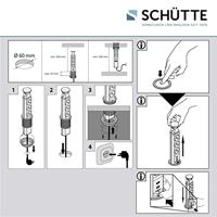 E1 inschuifbare stekkerdoos, 3-voudig stopcontact en 2 x USB inbouw stekkerdoos geschikt voor keuken, woonkamer en kantoor multifunctionele stekkerdoos met 3 standaard stopcontacten, 2 USB-poorte - thumbnail