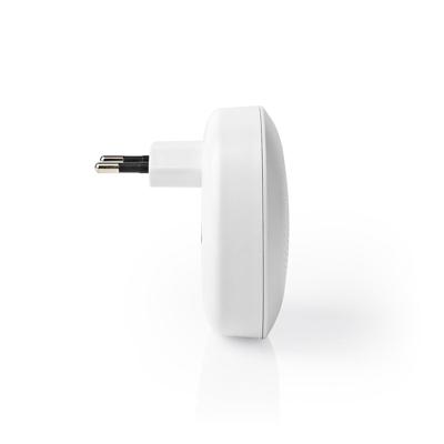 Draadloze Deurbelset | Netvoeding | 220 - 240 V AC 50 Hz | Volume: 80 dB | Signaalbereik: 100 m | Instelbaar volume | 36 Melodiën | 1 Ontvanger | Wit