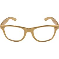 Bril Metallic Goud met glas - thumbnail