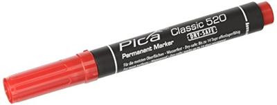 Pica 520/40 Permanent Marker rond rood VE=10 - PI52040 Pica 520/40 Permanent Marker rond rood VE=10 - PI52040