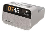 Pure Moment Charge Wekkerradio Sfeerverlichting, Draadloos opladen Katoenwit - thumbnail