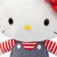Knuffel - GPTOYS - HELLO KITTY - HKT133 - Denimblauw model - 30 cm - Vanaf 3 jaar - thumbnail
