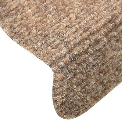 Trapmatten zelfklevend 5 st 65x21x4 cm naaldvilt crmekleurig