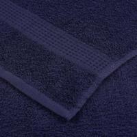 VidaXL Gastendoekjes 4 st 30x50 cm 360 g/m² 100% katoen marineblauw - thumbnail