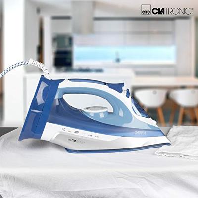 Clatronic DB 3706 Stoomstrijkijzer Wit, Blauw 2400 W - thumbnail