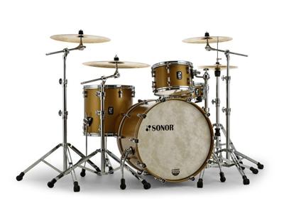 Sonor SQ1 324 shellkit Satin Gold Metallic