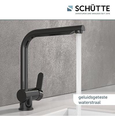 Schutte RIO ééngreepsmengkraan keuken met hoge uitloop | hoogglans grafiet
 79836 - thumbnail