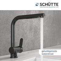 Keukenmengkraan Schutte Rio Hoge Draaibare Uitloop Glanzend Grafiet Schütte - thumbnail