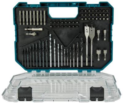 Makita E-15126 Boor- en schroefbitset 75-delig in koffer Makita E-15126 Boor- en schroefbitset 75-delig in koffer