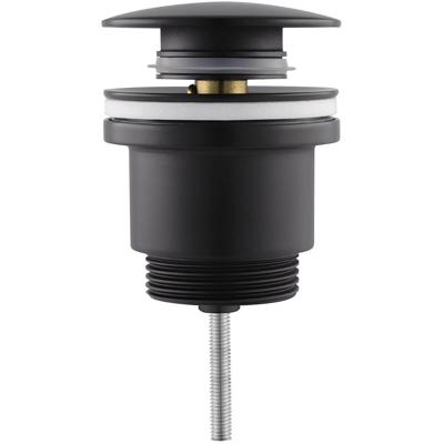 Clickwaste Afvoerplug Messing Mat Zwart - Hoogwaardige Kwaliteit