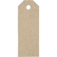Creativ Company Manilla-labels, afm 3x8 cm, 220 gr, naturel, 20 stuk/ 1 doos - thumbnail