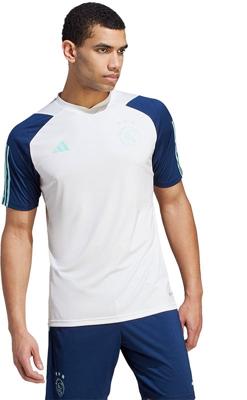 Ajax Trainingsshirt Senior Wit 2023/2024 - Maat S - Kleur: WitBlauwRoze | Soccerfanshop