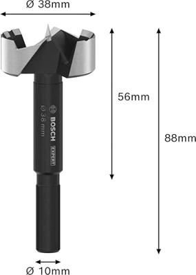 Bosch Accessories 2608901839 Forstnerboor 38 mm Gezamenlijke lengte 88 mm 1 stuk(s)