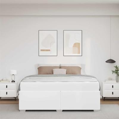 Bedframe Wit 180 x 200 cm Kunstleer