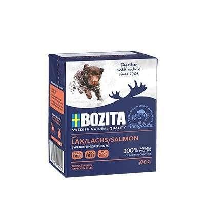 Bozita Naturals brokken in gelei zalm 370g (Pack van 16)