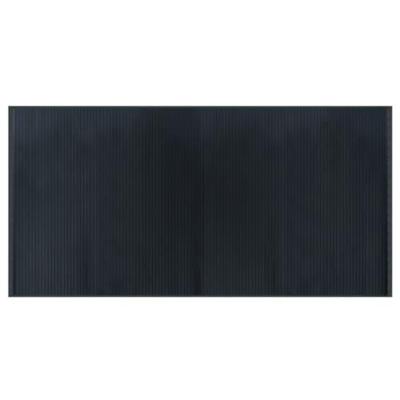 Vloerkleed rechthoekig 100x200 cm bamboe grijs - thumbnail