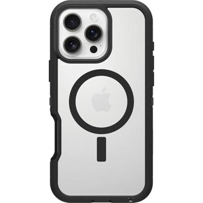 Otterbox Defender XT Backcover Apple iPhone 16 Pro Max Zwart, Transparant MagSafe compatible, Stootbestendig Otterbox Defender XT Backcover Apple iPhone 16 Pro Max Zwart, Transparant MagSafe compatible, Stootbestendig