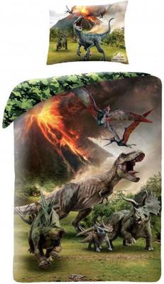 Jurassic World Dekbedovertrek Vulcano 140 x 200 cm - Katoen - 70 x 90 cm