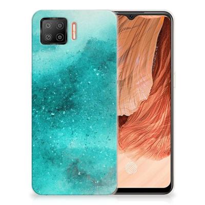 Smartphone hoesje OPPO A73 4G Painting Blue Smartphone hoesje OPPO A73 4G Painting Blue