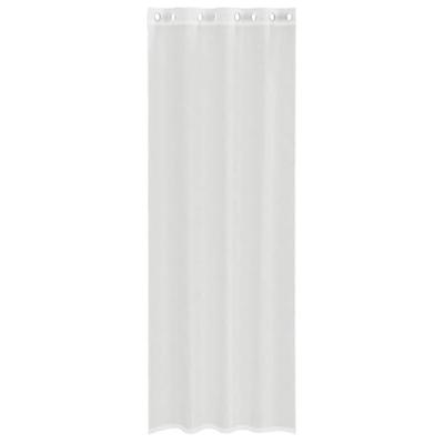 Gordijnen voile met doorvoertules 2 st wit Gordijnen voile met doorvoertules 2 st wit