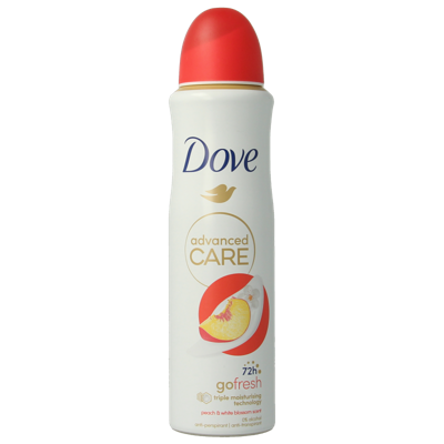 Dove Deodorant spray go fresh peach 150 Milliliter Dove Deodorant spray go fresh peach 150 Milliliter