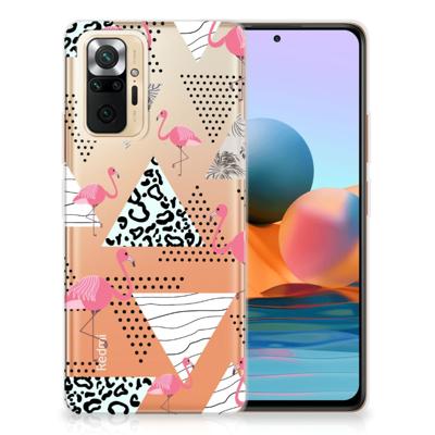 Xiaomi Redmi Note 10 Pro | TPU Hoesje | Flamingo Triangle