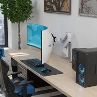 Ergotron 45-694-216 TV-beugel 144,8 cm (57) In hoogte verstelbaar, Kantelbaar - thumbnail