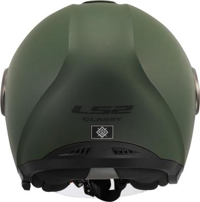 LS2 "of620 classy solid" jethelm helmet of620 classy solid s matt green