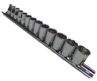 Facom set van 13 doppen 1/4' 6 kant metrisch - R.40E