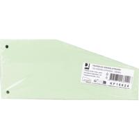 Q-CONNECT trapezium verdeelstroken, pak van 100 stuks, groen - thumbnail