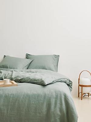 Marc O'Polo Valka Dekbedovertrek Smoke green
