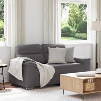 2-zitsbank grijs 160x81x84 cm kunstleer - thumbnail
