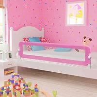 VidaXL Bedhekje peuter 180x42 cm polyester roze - thumbnail