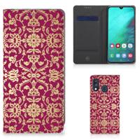 Telefoon Hoesje Samsung Galaxy A40 Barok Pink - thumbnail