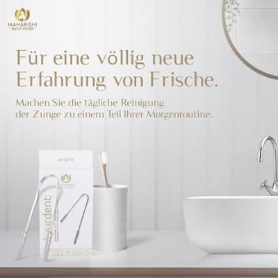 Maharishi Ayurv Tongschraper roestvrij staal 1 Stuks Maharishi Ayurv Tongschraper roestvrij staal 1 Stuks
