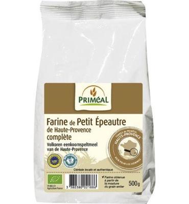 Primeal Volkoren eenkoorn speltmeel bio 500 Gram