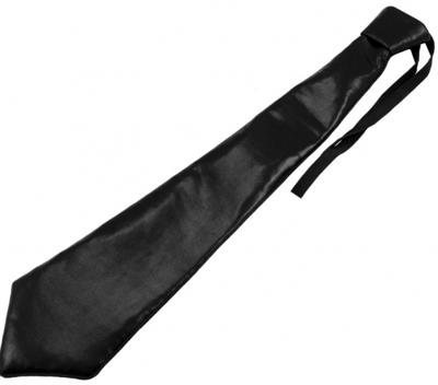 Stropdas metallic zwart