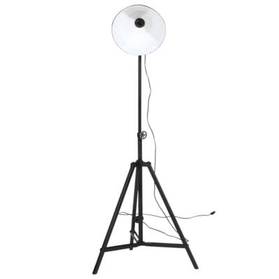 VidaXL Vloerlamp 25 w e27 61x61x90/150 cm verweerd rood