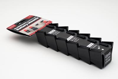 StealthMounts BM-MW12-BLK-6-BLK Accuhouder voor Milwaukee M12 | Zwart | 6-pack - BM-MW12-BLK-6-BLK StealthMounts BM-MW12-BLK-6-BLK Accuhouder voor Milwaukee M12 | Zwart | 6-pack - BM-MW12-BLK-6-BLK