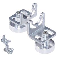 LED2WORK 210200-24 Houder RVS (l x b x h) 25 x 25 x 32 mm 1 paar - thumbnail