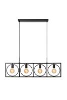 Lucide SUUS - Hanglamp - 4xE27 - Zwart - thumbnail