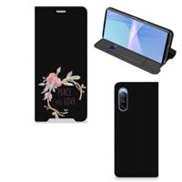 Sony Xperia 10 III Magnet Case Boho Text - thumbnail