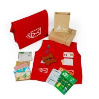Bigjigs postbode verkleedset met accessoires - thumbnail