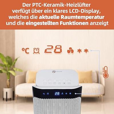 SHX Ventilatorkachel Zwart-wit