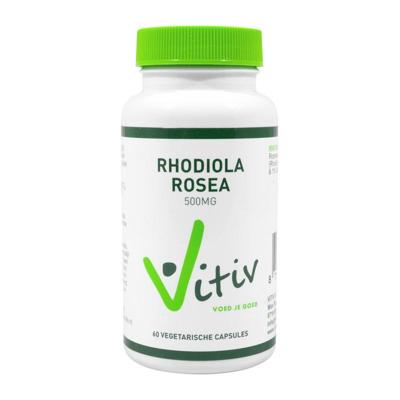 Vitiv Rhodiola rosea 500mg 60 Vegetarische capsules