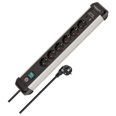 Brennenstuhl 1391030611 Stekkerdoos met schakelaar Zwart, Zilver 1 stuk(s) Brennenstuhl 1391030611 Stekkerdoos met schakelaar Zwart, Zilver 1 stuk(s)