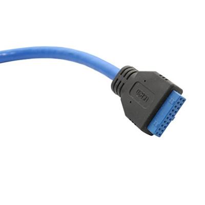 Connectland KIT-3.5'-USB-V3-2P stiftstrip (2 poorten, USB V3.0), zwart