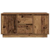 Tv-meubel met LED-verlichting 100x41x50 cm oud houtkleurig - thumbnail
