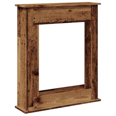 Haardombouw 75x20x87,5 cm bewerkt hout oud houtkleurig - thumbnail
